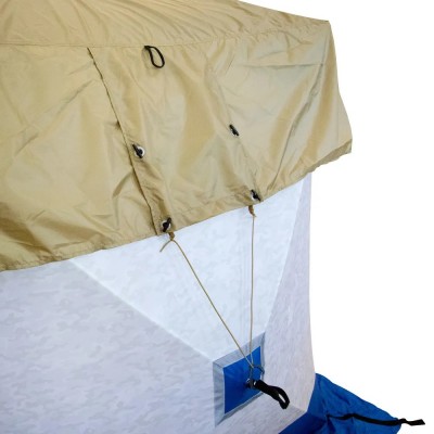 СЛЕДОПЫТ Накидка для зимней палатки 1,5х1,5м олива СЛЕДОПЫТ Накидка для зимней палатки 1,5х1,5м олива