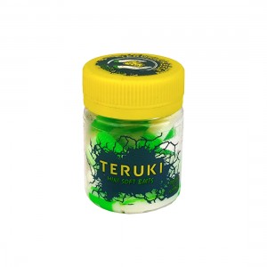 TERUKI Приманка Lybra Stretch 65мм сыр 2,4г белый/зеленый/белый/зеленый