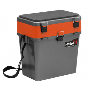 HELIOS Ящик зимний серый/оранжевый