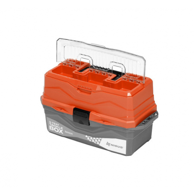 NISUS Ящик для снастей Tackle Box трехполочный оранжевый NISUS Ящик для снастей Tackle Box трехполочный оранжевый