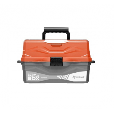 NISUS Ящик для снастей Tackle Box трехполочный оранжевый NISUS Ящик для снастей Tackle Box трехполочный оранжевый