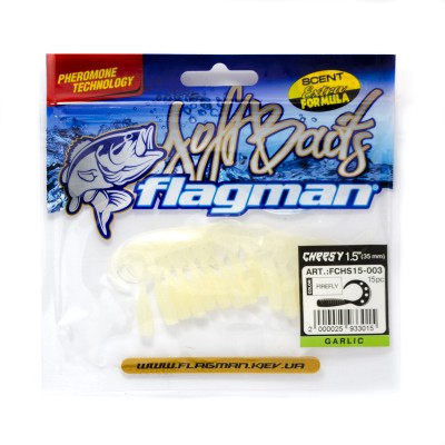 FLAGMAN Твистер Cheesy 1,5" Firefly 3,8см 15шт