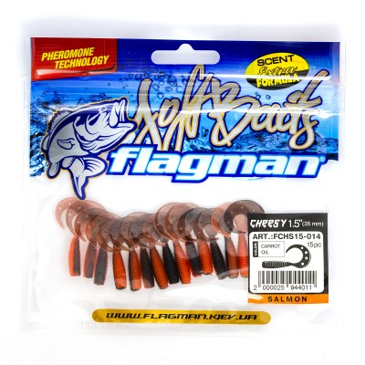Твистер Flagman Cheesy 1.5" Carrot oil
