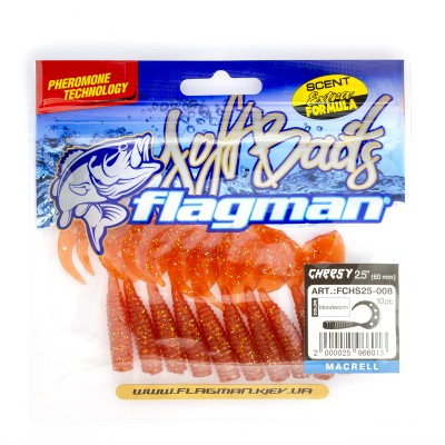Твистер Flagman Cheesy 2.5" Bloodworm