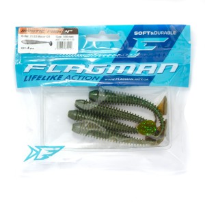 Виброхвост Flagman Mystic Fish 4" #133 Motor Oil