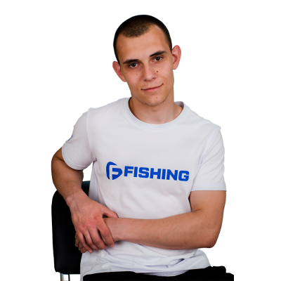 F-FISHING Футболка белая L