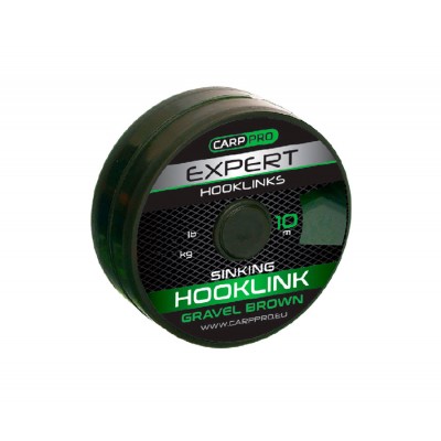 CARP PRO Поводковый материал без оболочки Sinking коричневый 25lb 10м