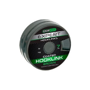 CARP PRO Поводковый материал в оболочке Brown 7м 15lb