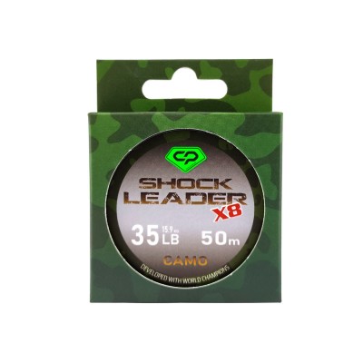 CARP PRO Шок-лидер Diamond Camo 35lb 50м