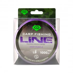CARP PRO Леска Fluorocarbon Coated Deep Purple 1000м 0,261мм