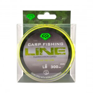 CARP PRO Леска Fluorocarbon Coated Fluo Yellow 300м 0,331мм