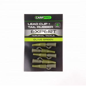 CARP PRO Клипса безопасная с конусом Lead Clip + Tail Rubber 5шт