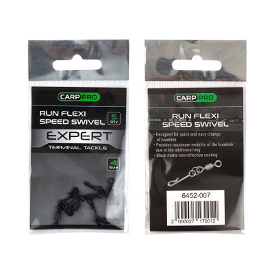 CARP PRO Вертлюг быстросъемный Run Flexi 5шт