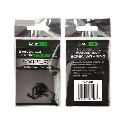 CARP PRO Винт для насадки с вертлюгом и кольцом 12мм 10шт CARP PRO Винт для насадки с вертлюгом и кольцом 12мм 10шт