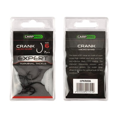 CARP PRO Крючок Teflon Krank №6 7шт