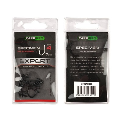 CARP PRO Крючок Teflon Specimen №4 7шт