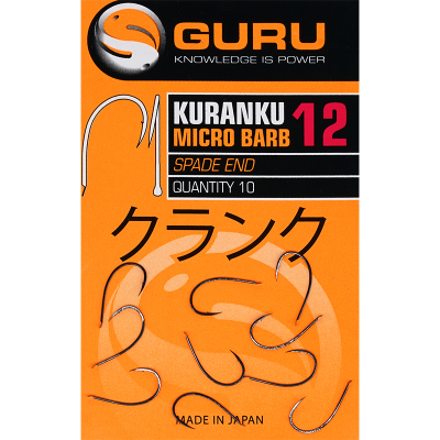 GURU Крючок Kuranku №12 микробородка с лопаткой