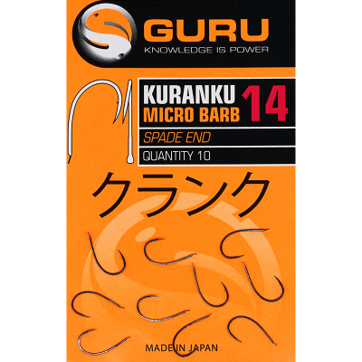 GURU Крючок Kuranku №14 микробородка с лопаткой