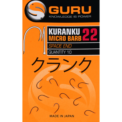 GURU Крючок Kuranku №22 микробородка с лопаткой