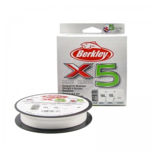 BERKLEY Шнур плетеный X5 150м полупрозрачный 0.10мм 9.0кг