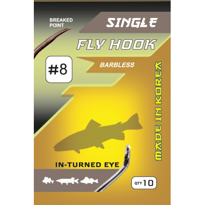 Крючки Flagman Fly Hook №8