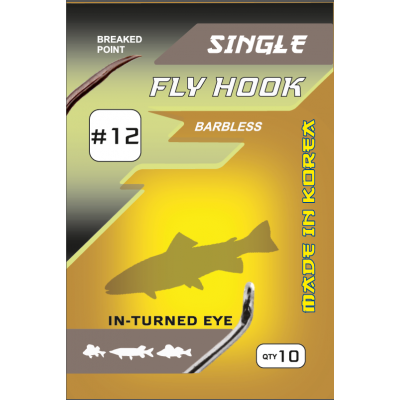 Крючки Flagman Fly Hook №12