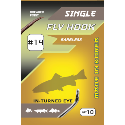 Крючки Flagman Fly Hook №14