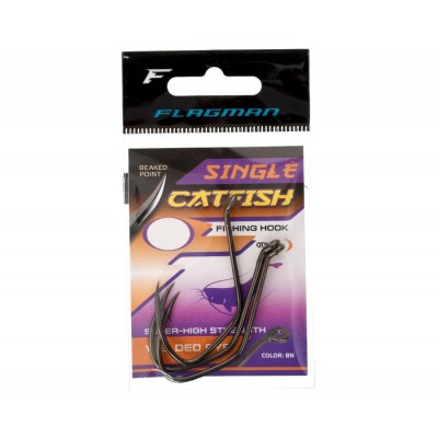 FLAGMAN Крючок сомовый Cat Fish Strong Hook №1/0 3шт