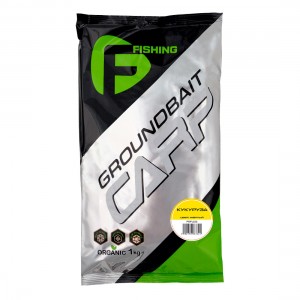 F-FISHING Прикормка для рыбы CARP Кукуруза 1кг