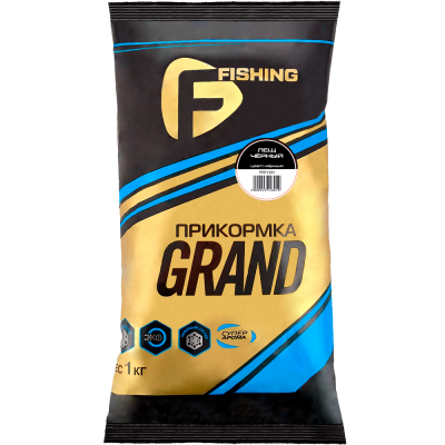 F-FISHING Прикормка для рыбы GRAND Лещ Черный 1кг